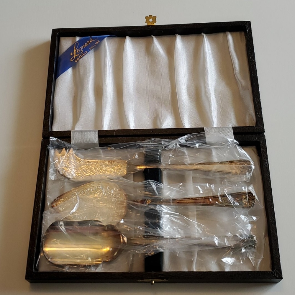 Leonard Sheffield England Silver Plate Che…